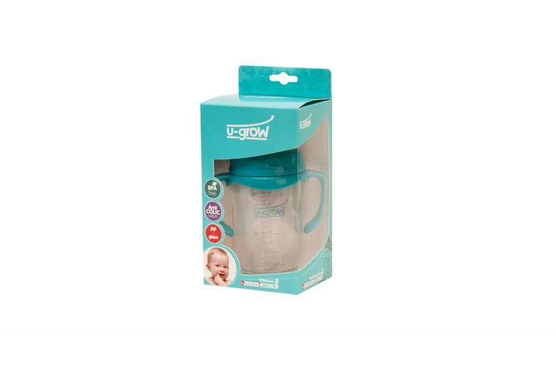 Biberon din Sticla 120 ml Gat Larg U-GROW A-1055 - imagine 3